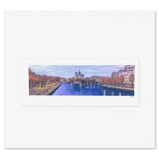 Liudmila Kondakova, "Pont de la Tournelle" Limited Edition Lithograph, Numbered