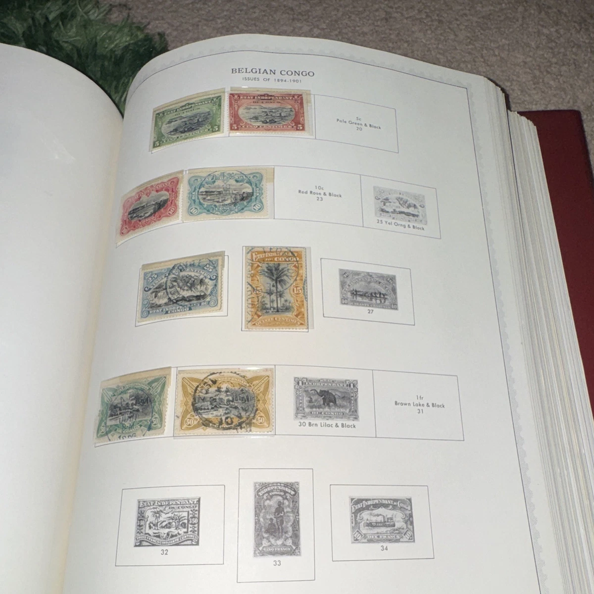 *Very Rare Stamps*317 Page Belgian Congo, Congo, Ruanda Burundi, Zaire Stampbook