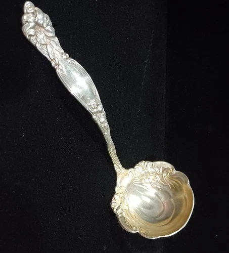 International Silver Frontenac 5 1/4" Sterling Silver Cream Ladle circa 1903
