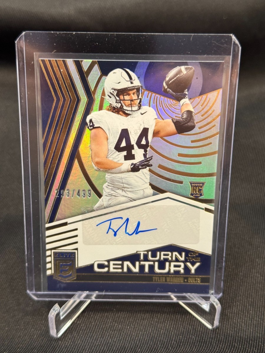 Tyler Warren 2025 DONRUSS ELITE TURN OF THE CENTURY AUTO