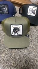 Goorin Bros The Farm Raging Bull Patch Green Mesh Back Adjustable Trucker Hat