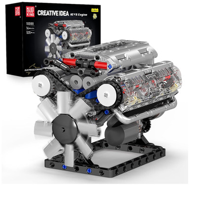 Mould King V8 Motorbausteine 535 Stück Technologie Bausatz Erwachsene
