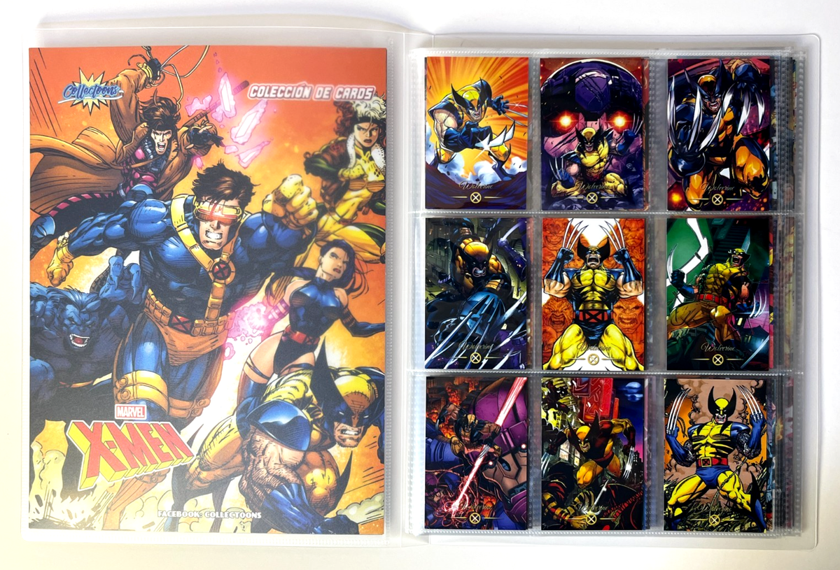 2025 MARVEL X-MEN CARDS Full Set 140/140 + Binder Collector Peru