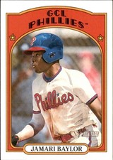 2021 Topps Heritage Minor League - Jamari Baylor #125