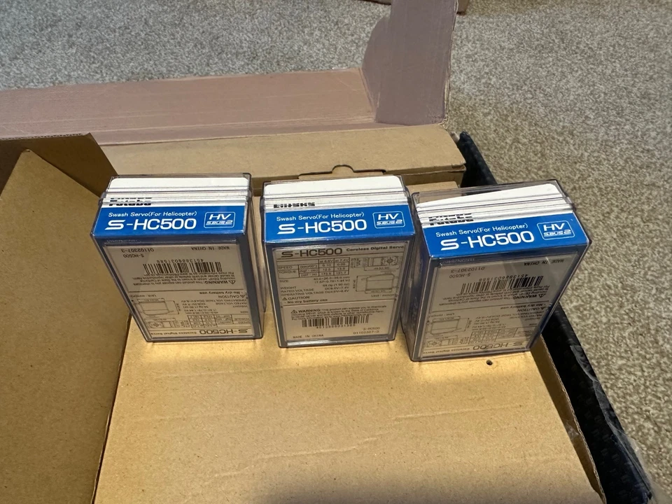 SAB Goblin 630 Competition Helicopter Kit with Collective Servos - RARE! - Image 2 of 4