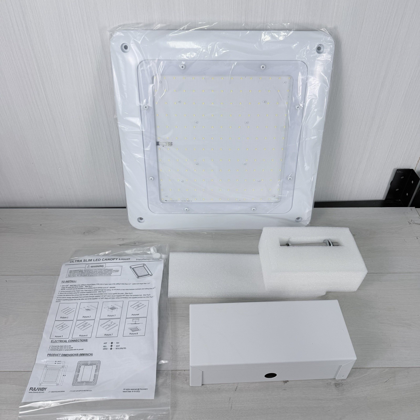 Light Parking Lot Gas Station Lamp Ip65 5000k  150w