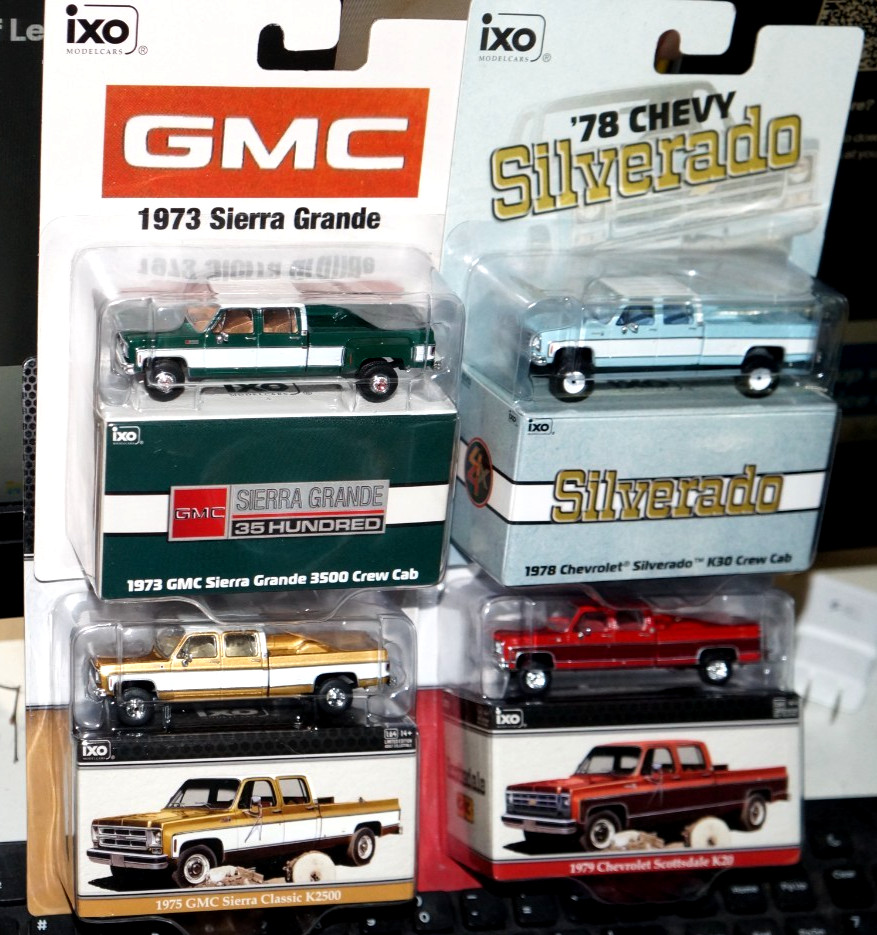 IXO 75 GMC Sierra Classic 2500 73 3500 Crewcab Squarebody 79 Chey Scottsdale Lot