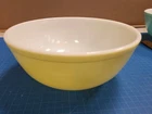 Vintage Pyrex Yellow Mixing Bowl 404 Kitchenware Collectible Bowl USA Made