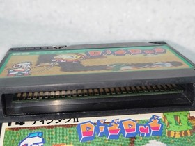 FC Famicom Dig Dug II Box and manual Dig Dug software only set