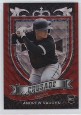 2021 Panini Chronicles Crusade Ruby Wave Prizm 55/199 Andrew Vaughn #15 17hc