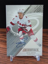 24-25 Credentials Seth Jarvis Autograph #51