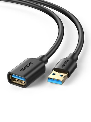 UGREEN USB Verlängerung Kabel 3.0 Verlängerungskabel A 6.6 FT, Schwarz