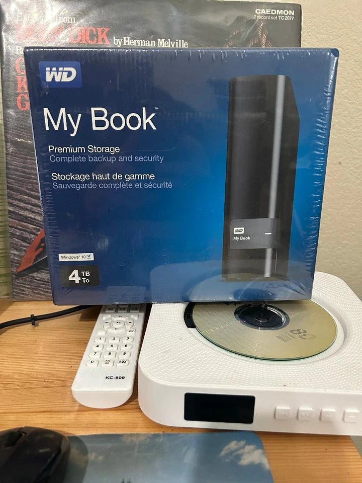 Neu WD My Book 3.5 4TB USB 3.0 Desktop externe Festplatte WDBFJK0040HBK VERSIEGELT