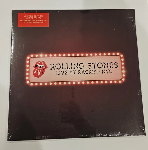 Rolling Stones "Live at Racket NYC" Limited Edition White VINYL New Sealed RSD