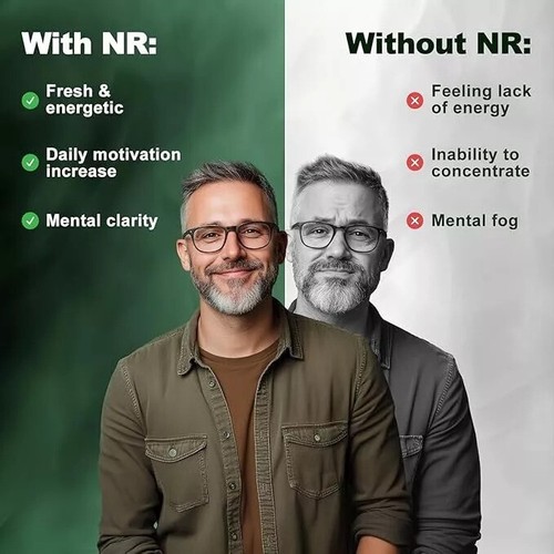 3 Stück NAD + Nahrungsergänzungsmittel für Anti-Aging Energy Focus - Nicotinamid Ribosid Resveratrol - Bild 8 von 15