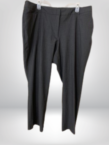 Women's Worthington Curvy Fit Perfect Trouser Charcoal Grey 20W Short