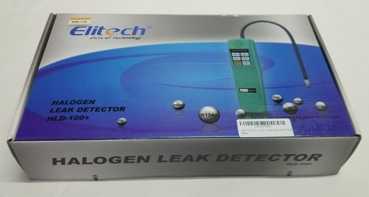 Elitech HLD100+ Refrigerant Gas Leak Detector Halogen Leak Detector