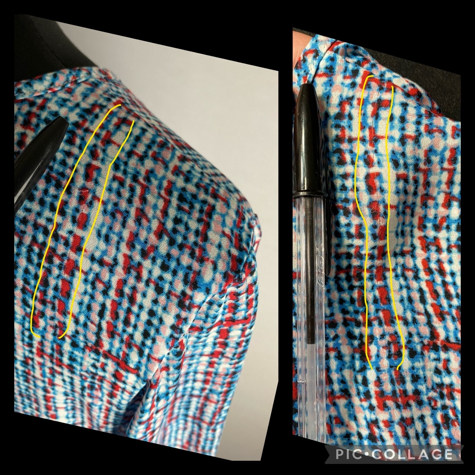 Talbots Petites MP Multicolor Pattern Hidden Butt… - image 10