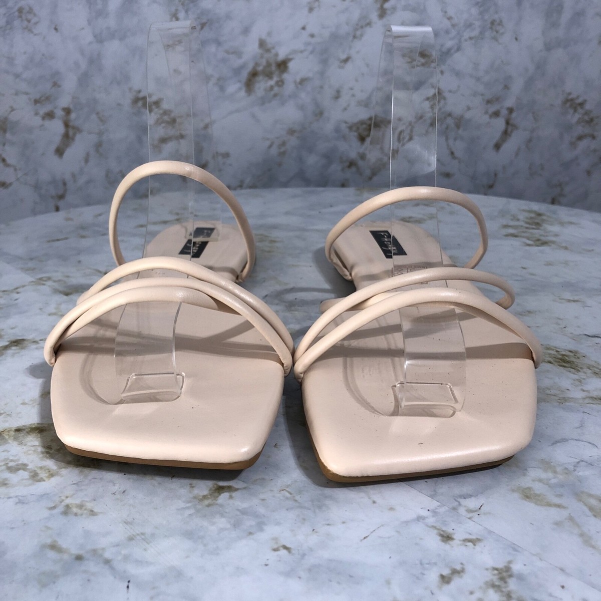 orangehelp51525.5cm D.A.T.E.（デイト）FUGA F-Hongxy 40 Women's Sz 8.5M Shoes Pink Slides Strappy Comfort Flip