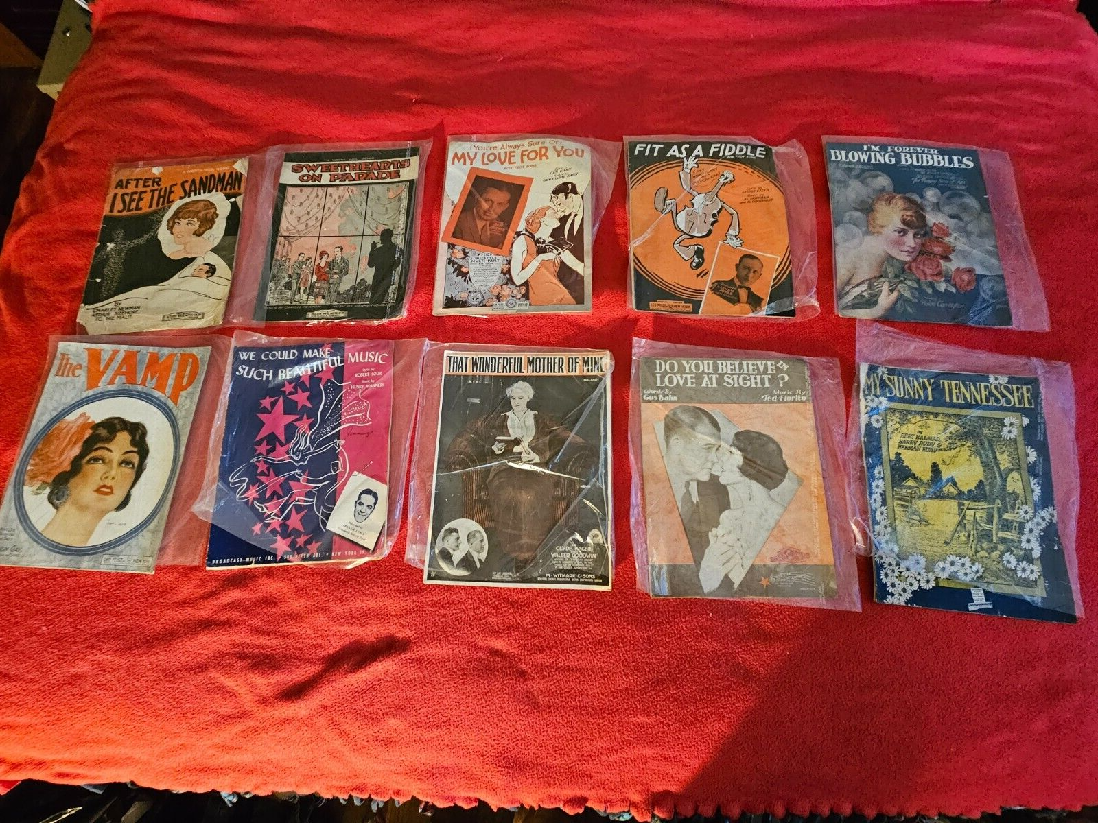 Vintage 50 SHEET MUSIC Lot May Include 1920s 1930s 1940s And 1950s