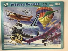 Vintage - Puzzle Patch - 25 Piece Picture Puzzle - FLYING - 1999 Made In The USA