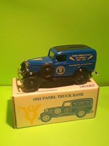 Details About Ertl 2949 1932 Panel Truck Bank Early Ford V8 Club Of America Logo
