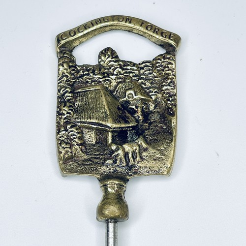 COCKINGTON Brass CORKSCREW Wine Opener and LETTER RACK Vintage England Village - Foto 11 di 22