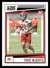 2022 Score #328 Trent McDuffie Rookie Chiefs