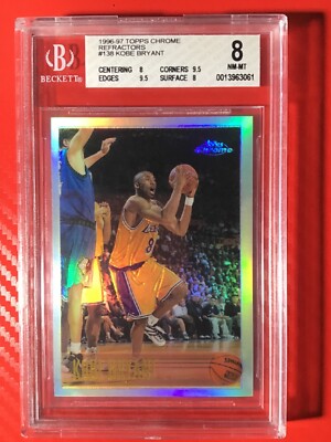 1996 Topps Chrome Kobe Bryant #138 Refractor Rookie RC BGS
