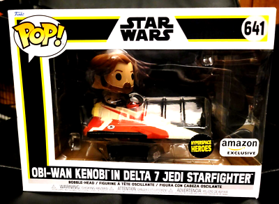 Obi-Wan Kenobi Delta 7 Jedi Starfighter Funko Pop 641 AMAZON