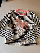UNICORN Girls Toddler Size 5T Swimsuit Top Rash Guard Bathing Suit Long Sleeve