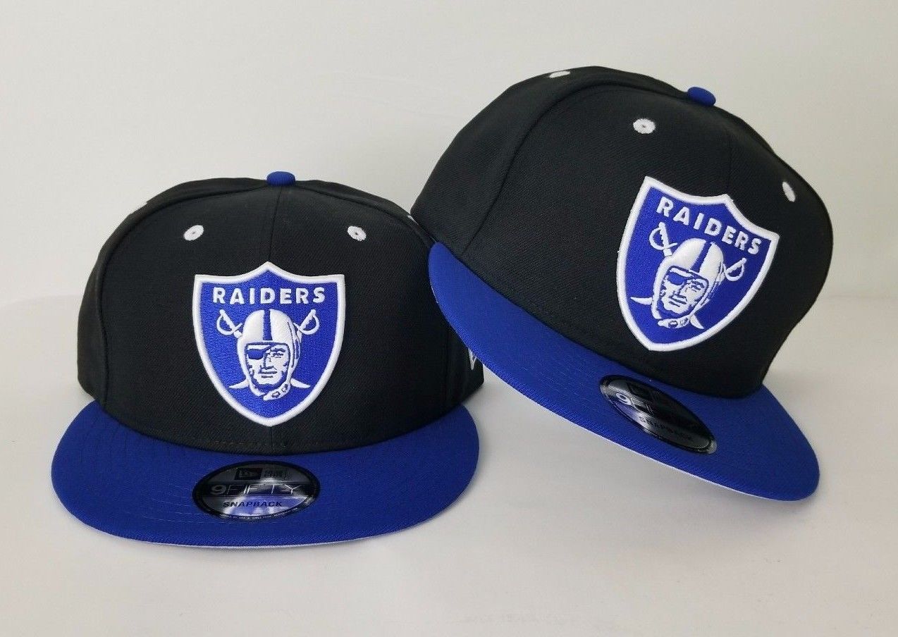 Oakland Raiders New Era 950 NFL Cotton Block Snapback Cap