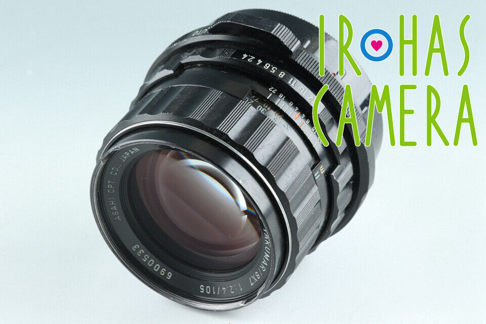 Asahi SMC Takumar 6x7 105mm F/2.4 Lens for 6x7 67 #40663 C6 Asahi SMC Takumar 6x7 105mm F/2.4 Lens for 6x7 67 #40663 C6