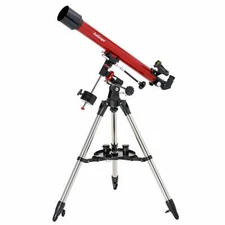 AmScope Refractor EQ Telescope 60mm Aperture, 800mm Focal Length +Red Dot Finder