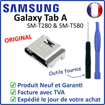 CONNECTEUR PRISE USB DE CHARGE D'ORIGINE DU SAMSUNG GALAXY TAB A T280 T580