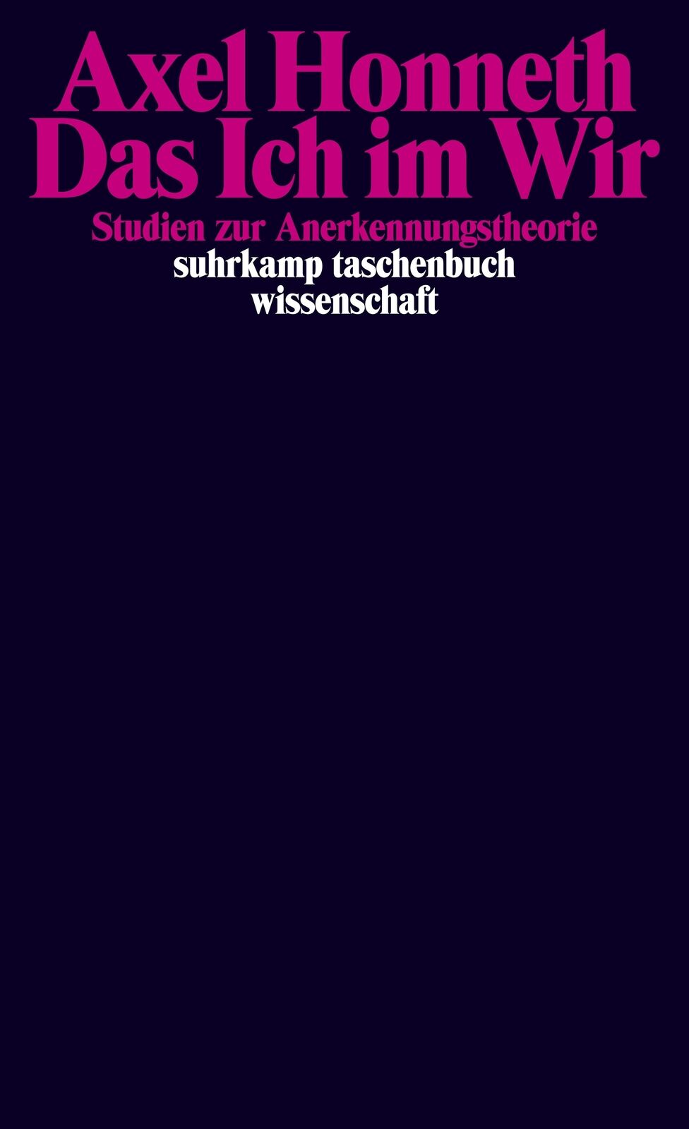 Thumbnail - Axel Honneth / Das Ich Wir