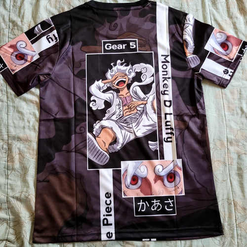 Japan Soccer Jersey One Piece Luffy Anime Gear 5 Concept Edition S,M,L,XL,XXL - Picture 14 of 47