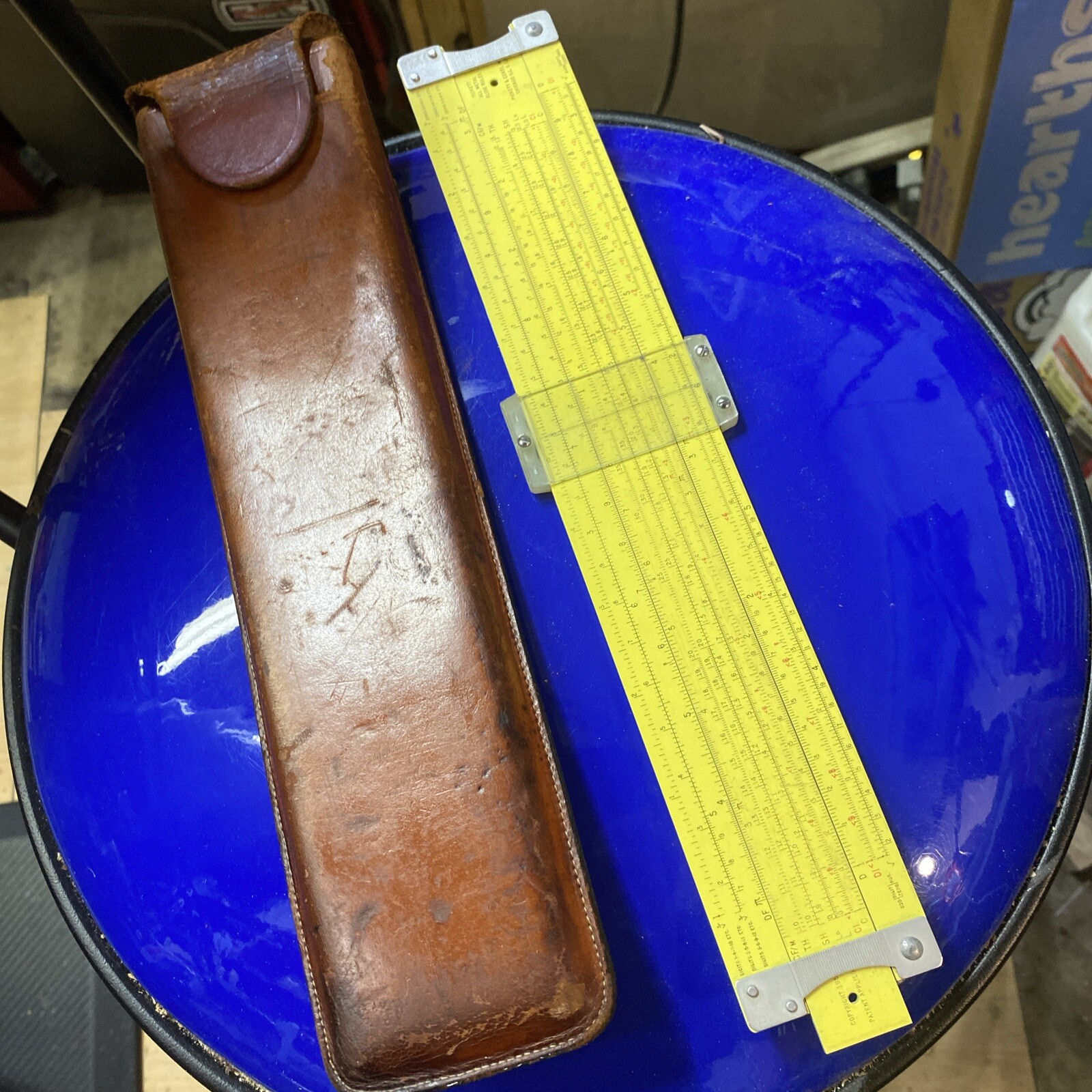 De colección regla de deslizamiento Pickett tipo vector log modelo N4-ES doble velocidad base 1959