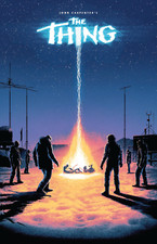 John Carpenters The Thing Kurt Russell Campfire Movie Poster 11x17 Glossy
