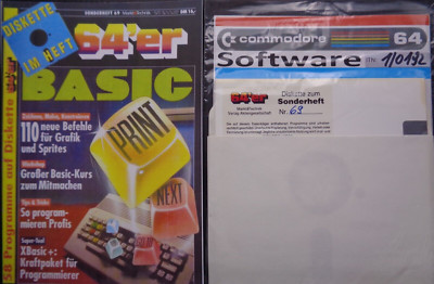 COMMODORE 64/128 -- BASIC (FLOPPY DISK FOR 64 SPECIAL ISSUE 69 - MARKET & TECHNOLOGY)