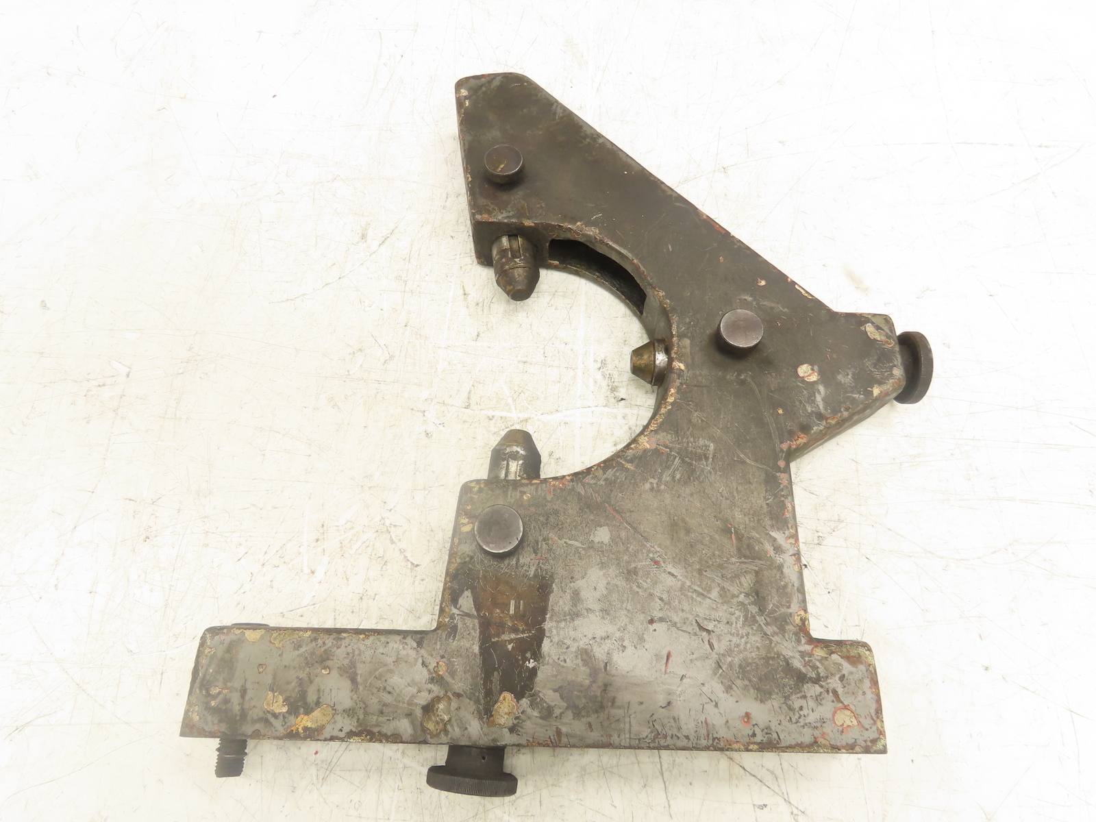 Steel Lathe Steady Rest 20" Swing 7" Max OD Roller Bearing 3 Point