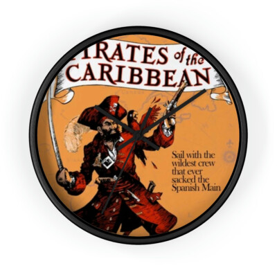 Wall clock Disneyland Resort Pirates of the Carribean Ride