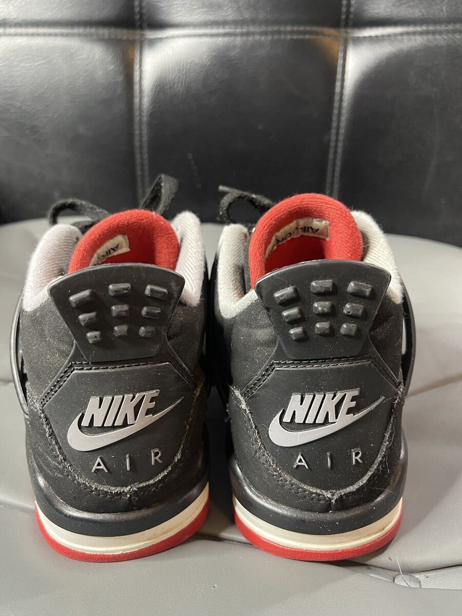 Nike Air Jordan 4 Bred Size 4.5Y Retro OG GS 2019 408452-060 Nike Air Jordan 4 Bred Size 4.5Y Retro OG GS 2019 408452-060