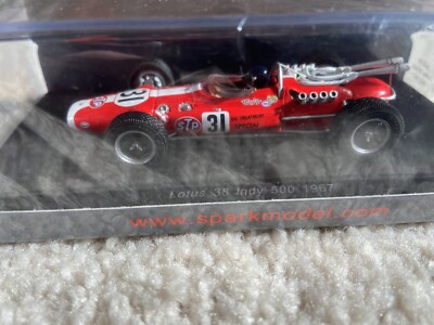 Lotus 38 Indy 500 1967 ミニカー 番号31 Lotus 38 #31 Jim Clark Indy 500 1967 Spark 1/43 | eBay