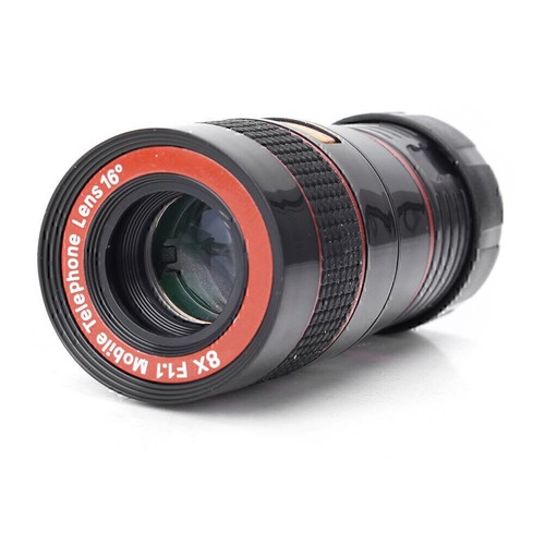 HD 12x optischer Zoom-Clip am Kameraobjektiv-Telefonteleskop für Universal-Handy - 第 4/13 張圖片