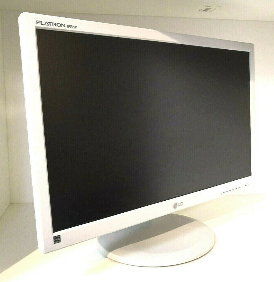 LG IPS231P - GN 23"  LED Monitor 1920x1080 VGA DVI IPS Lautsprecher Weiß / Grau - Bild 2 von 4