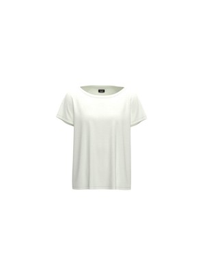 Blusa Emme Marella da donna, modello MACIGNO, girocollo, maniche corte, compo...