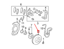 LEXUS ES XV30 Bremsscheibe vorne 4351248031 43512-48031 NEU ORIGINAL