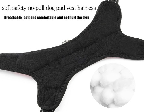 Orange Hund Haustier Geschirr reflektierend verstellbar robust Oxford Hundeweste S/M/L/XL - Bild 7 von 9