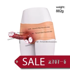 Long Penis Pants With Balls Realistic Strap On Dildo Elastic Panties For Lesbian